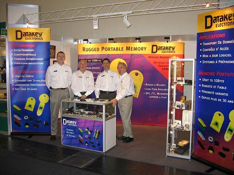 Datakey Electronics booth at electronica 2006